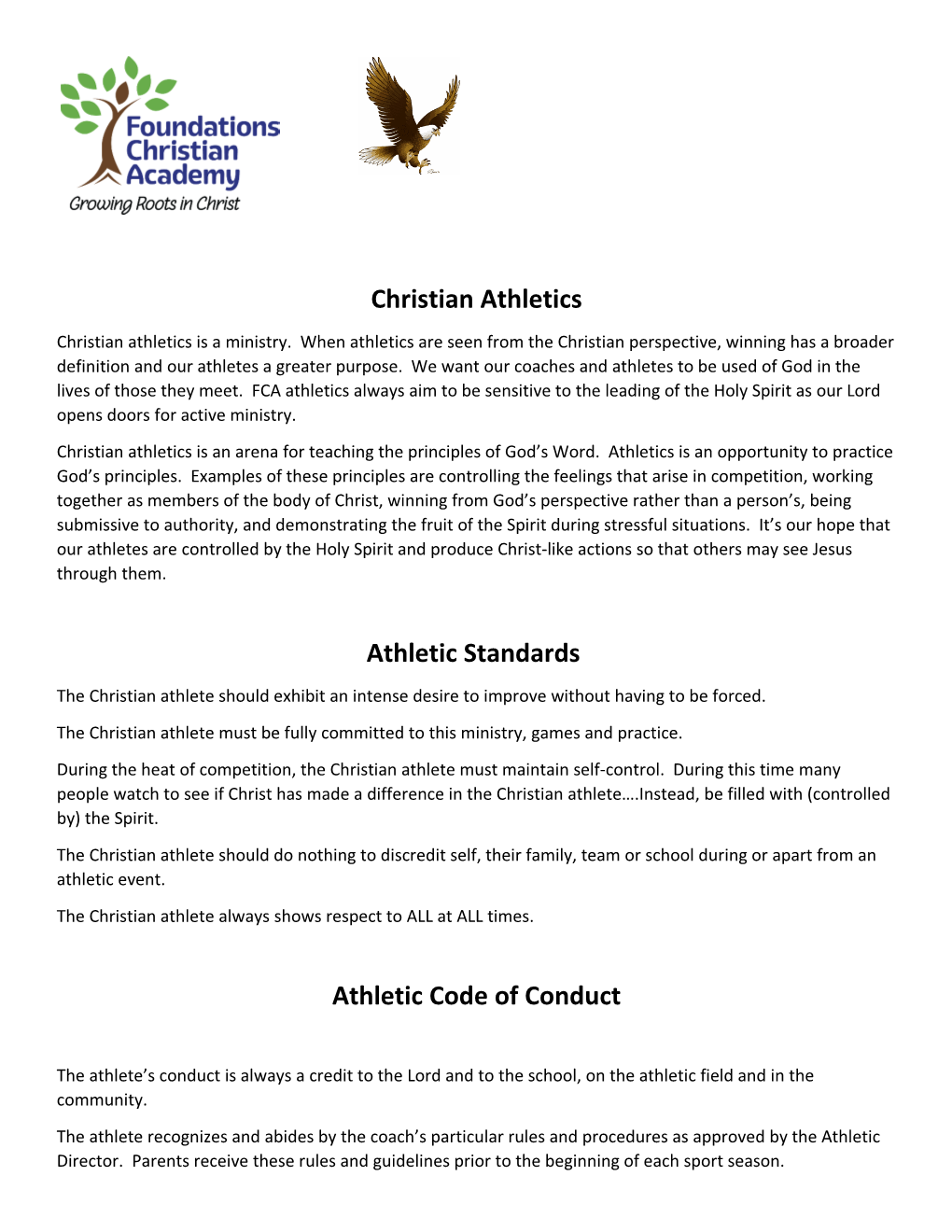 Christian Athletics