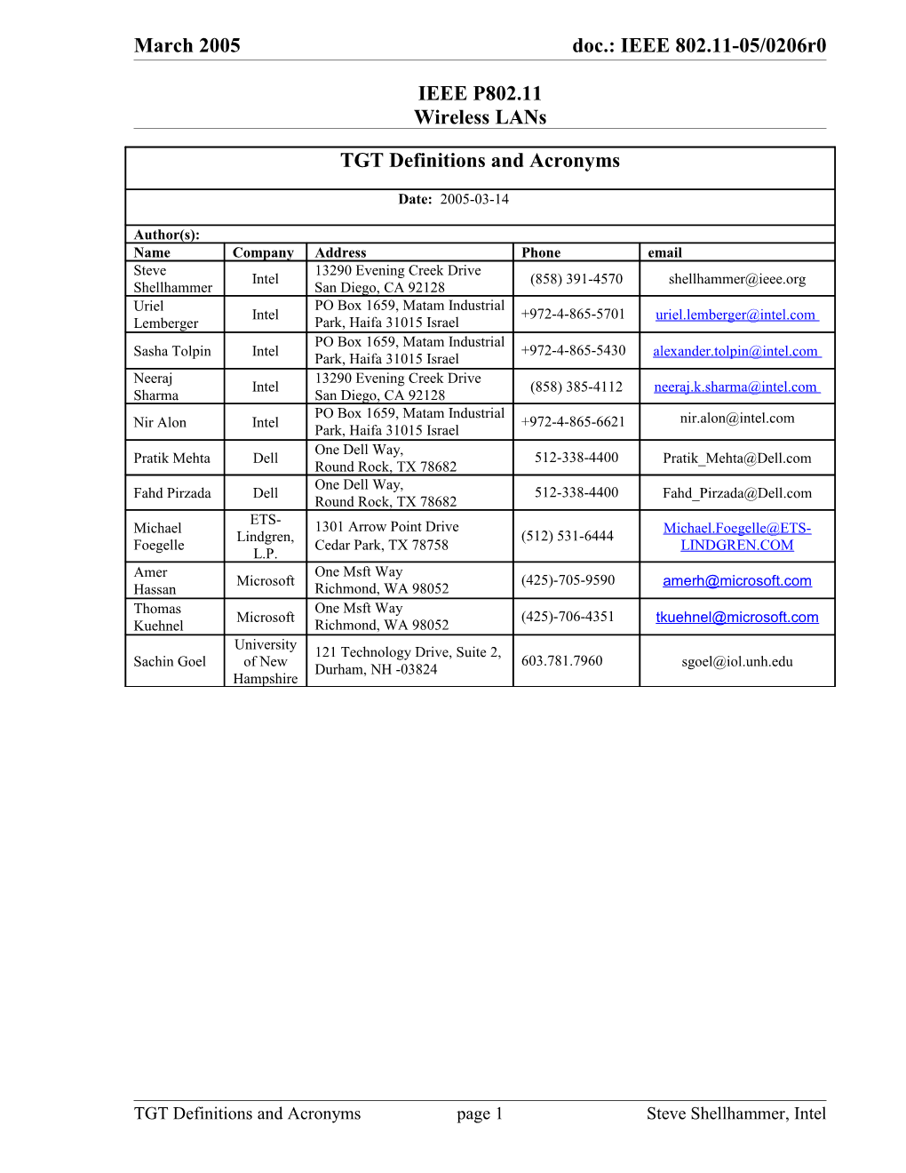 IEEE P802.11 Wireless Lans s25