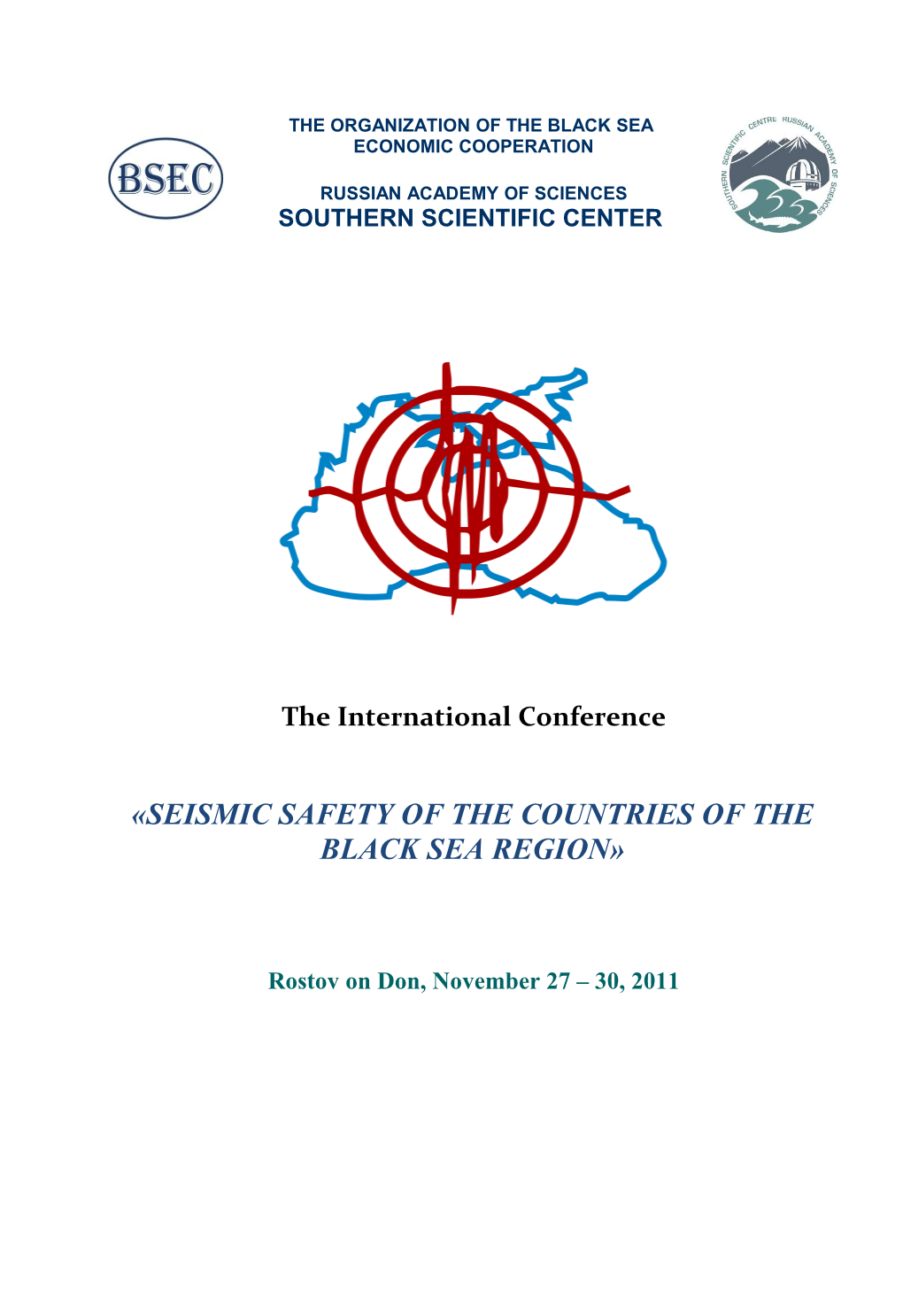 Seismic Safety of the Countries of the Black Sea Region