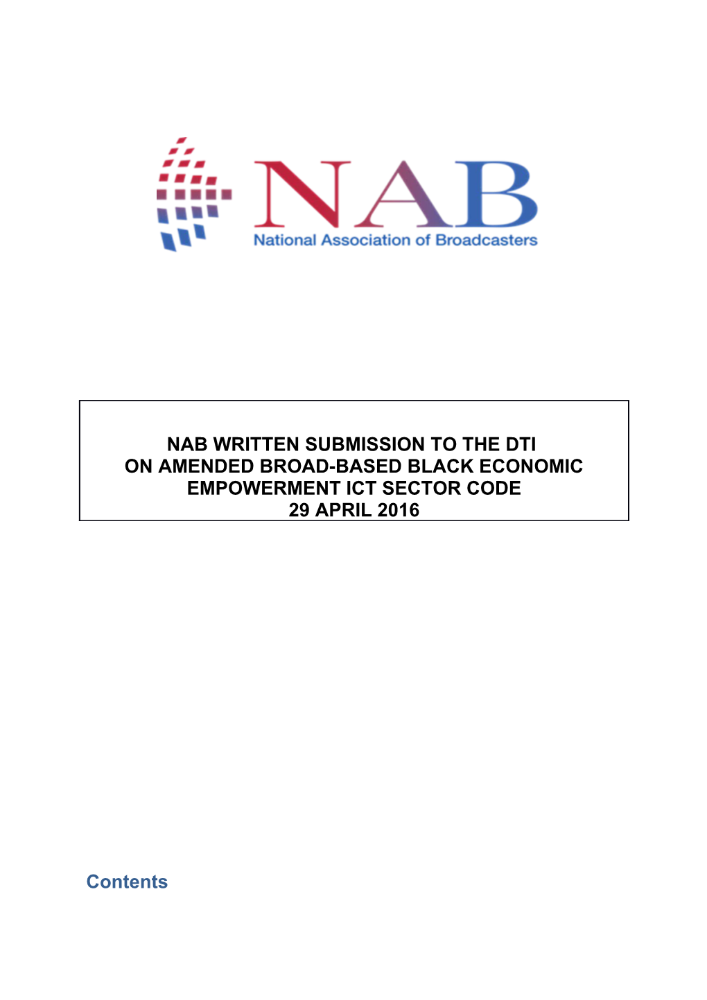 3. Legislative and Regulatory Contributions 3