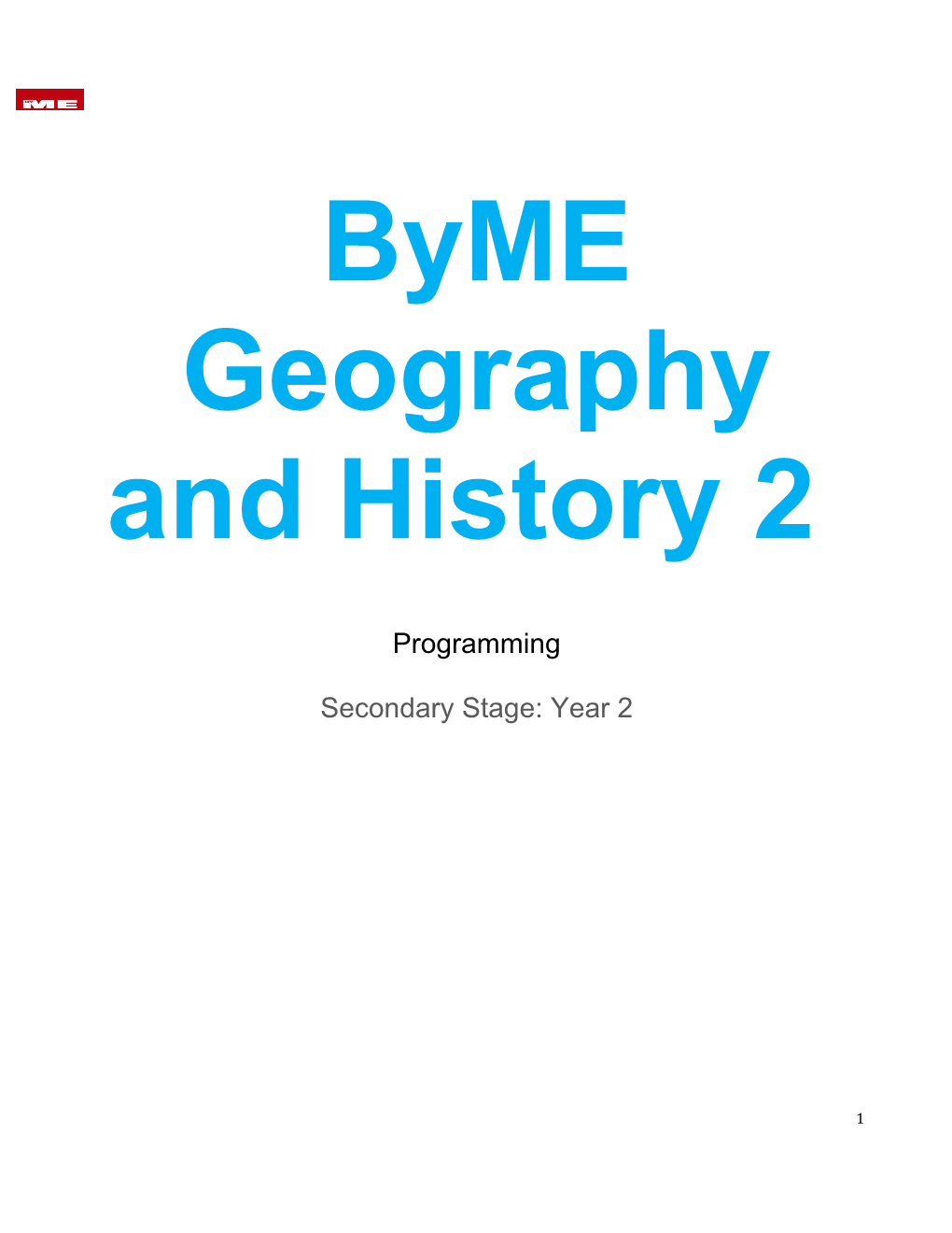 Byme Geography and History2