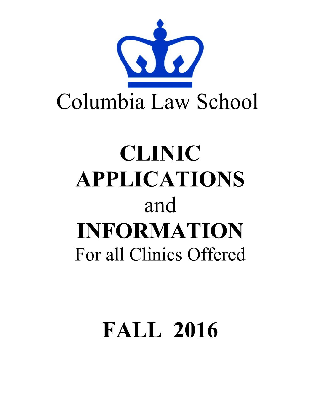 Clinics at Columbia Law School