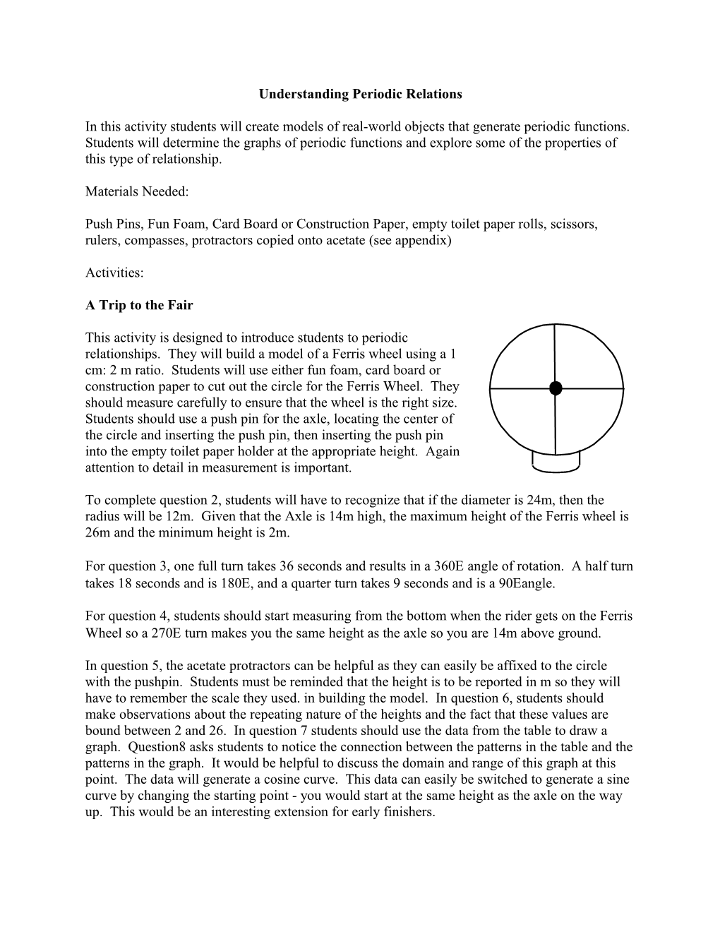 Understanding Periodic Relations