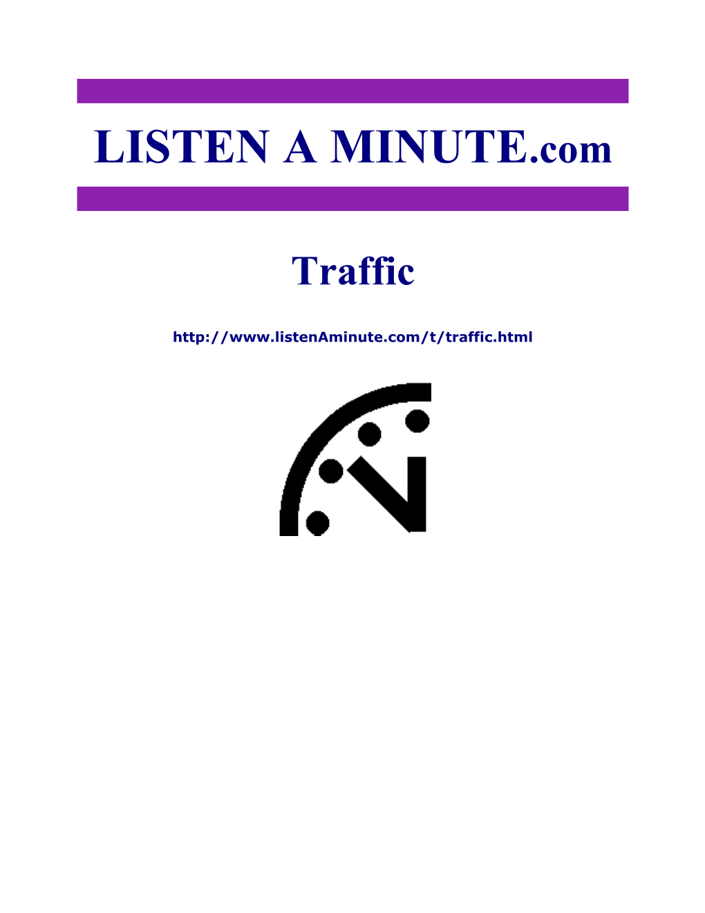 Listen a Minute.Com - ESL Listening - XXXXX