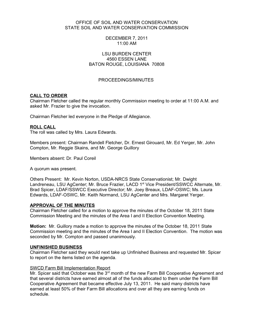 5/23/2006 State Committee Meeting Crowley 1:00 PM s2