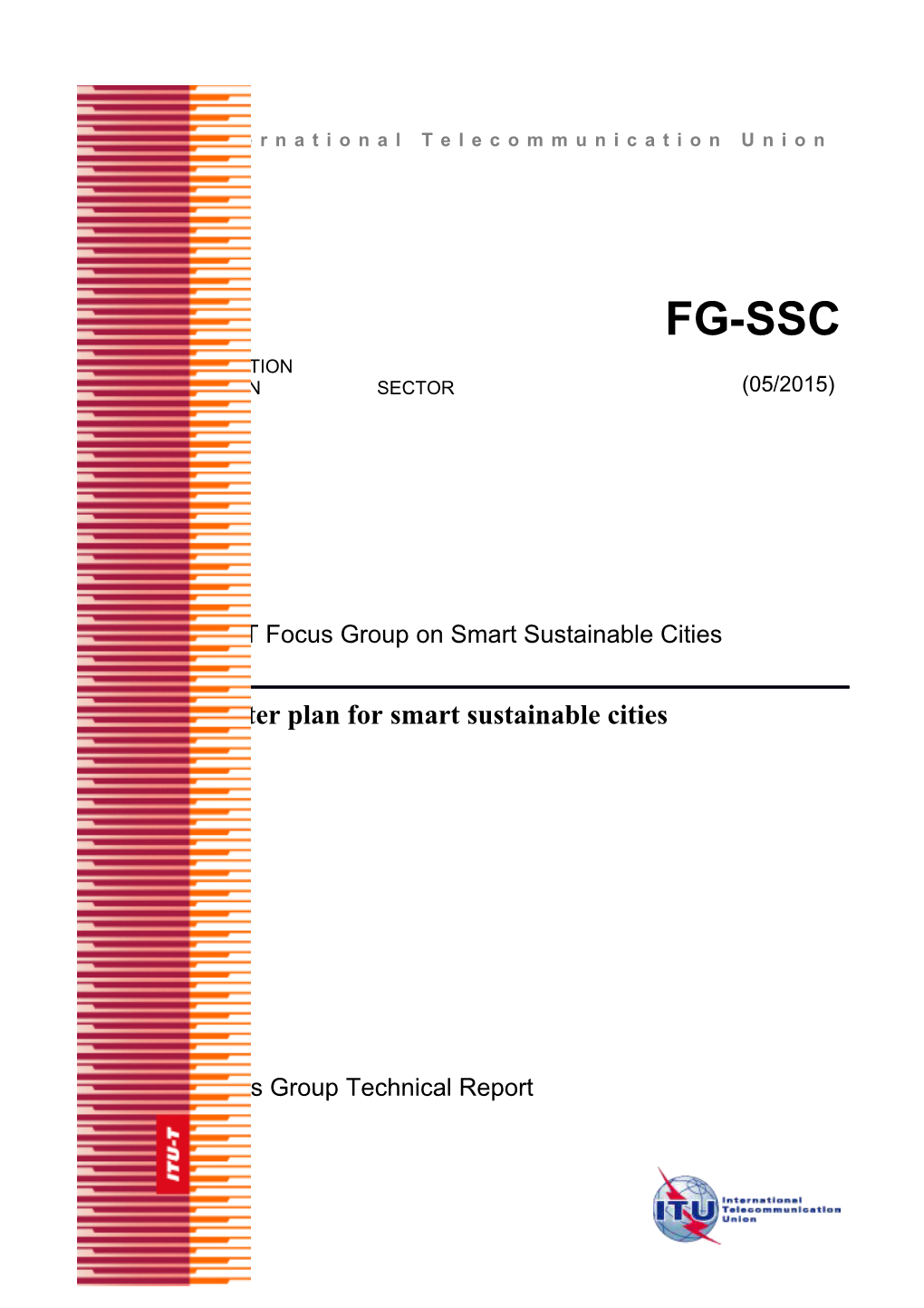 Master Plan Forsmart Sustainable Cities