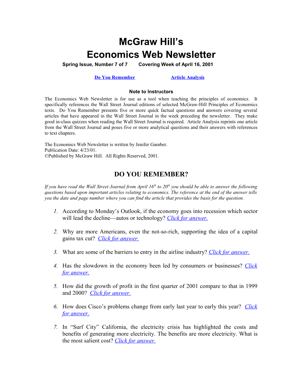 Economics Web Newsletter s2