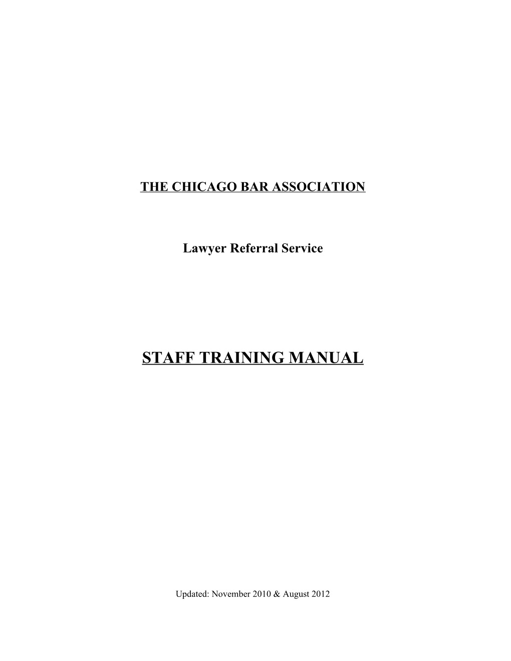 The Chicago Bar Association