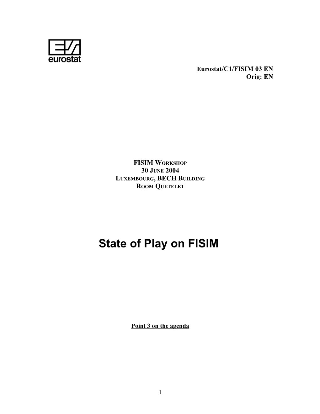 Results of Implementing the FISIM Calculations by Member States