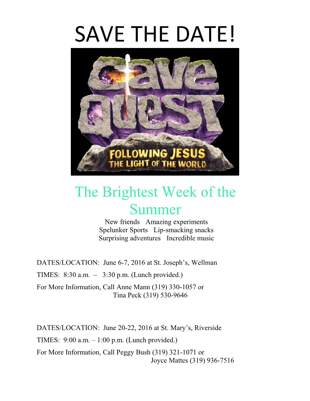The Brightest Week of The