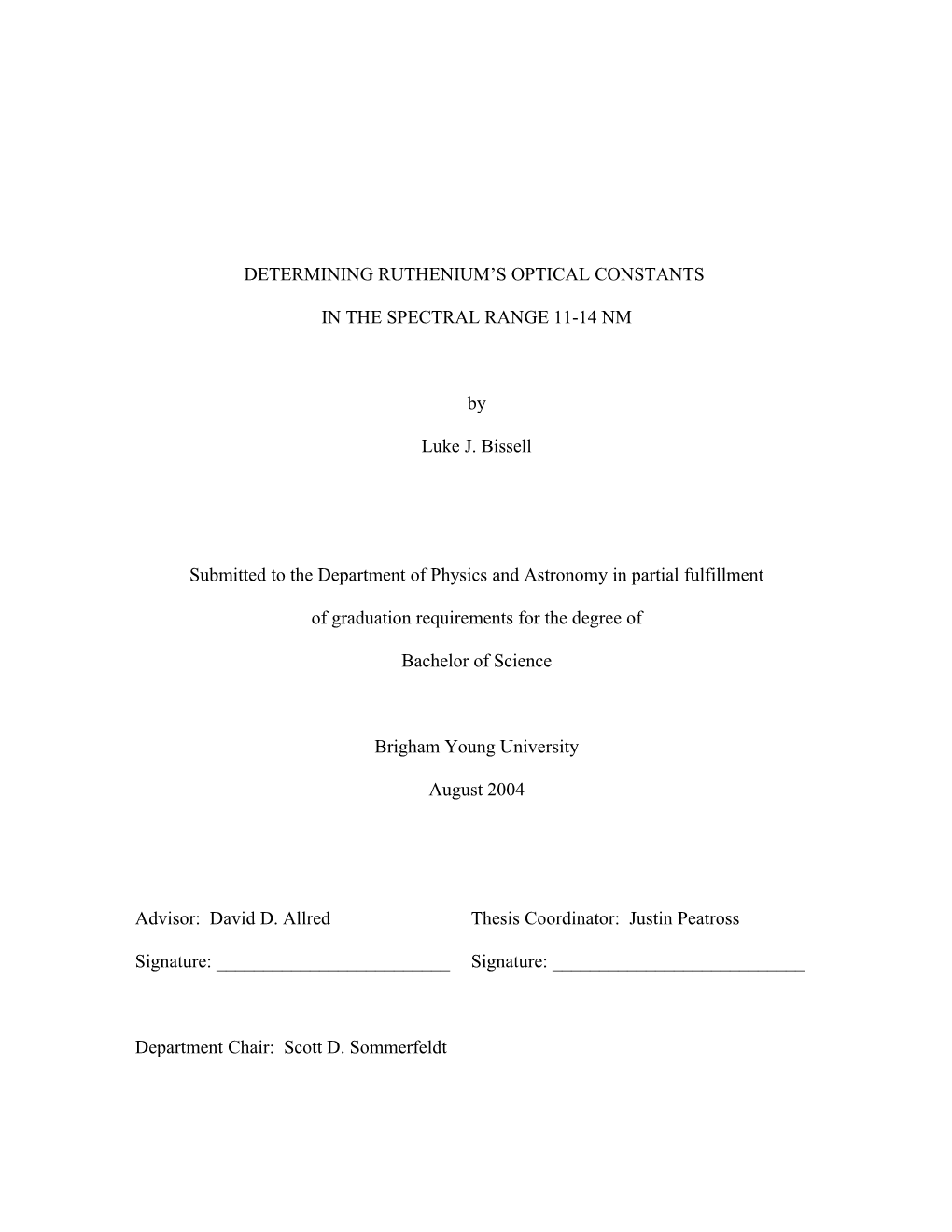 Determining Ruthenium S Optical Constants