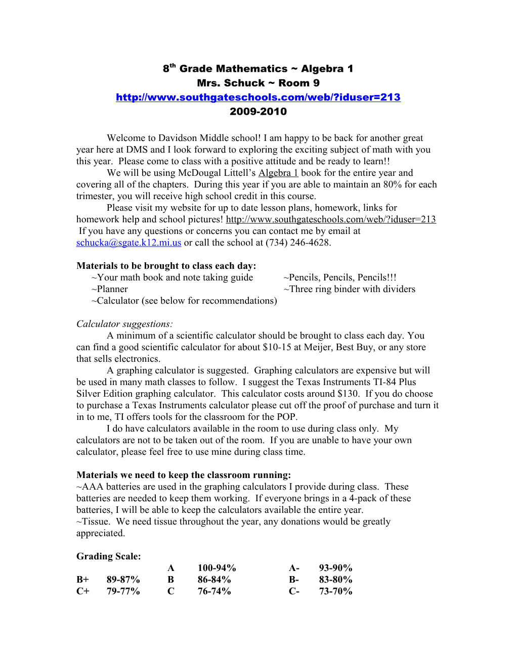 Team Power: 8Th Grade Mathematics Algebra 1