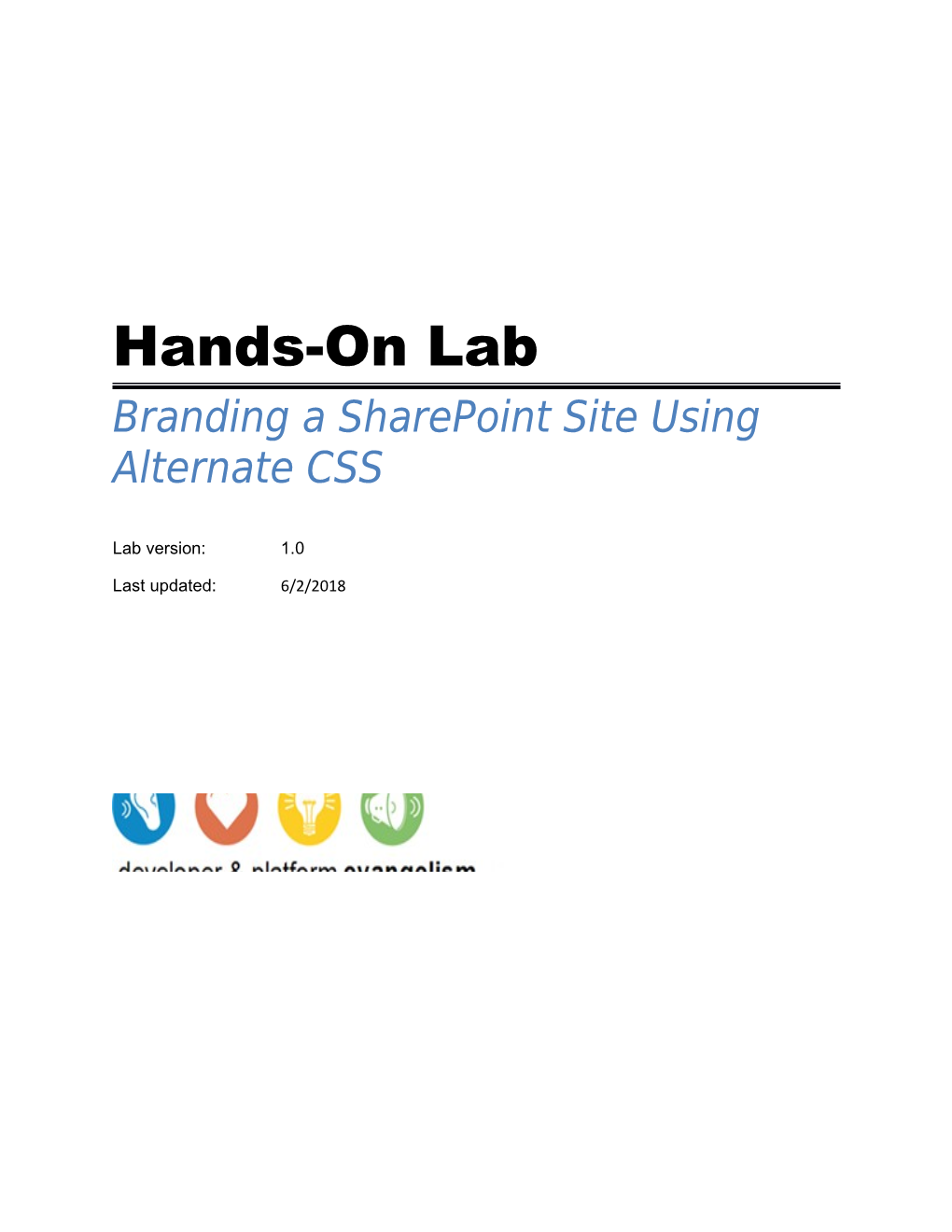 Branding a Sharepoint Site Using Alternate CSS