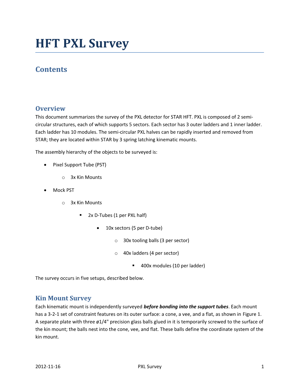HFT PXL Survey