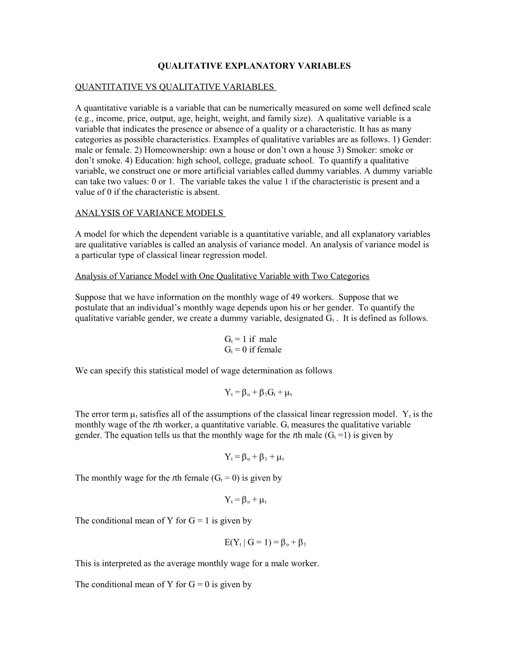 Introduction to Econometrics