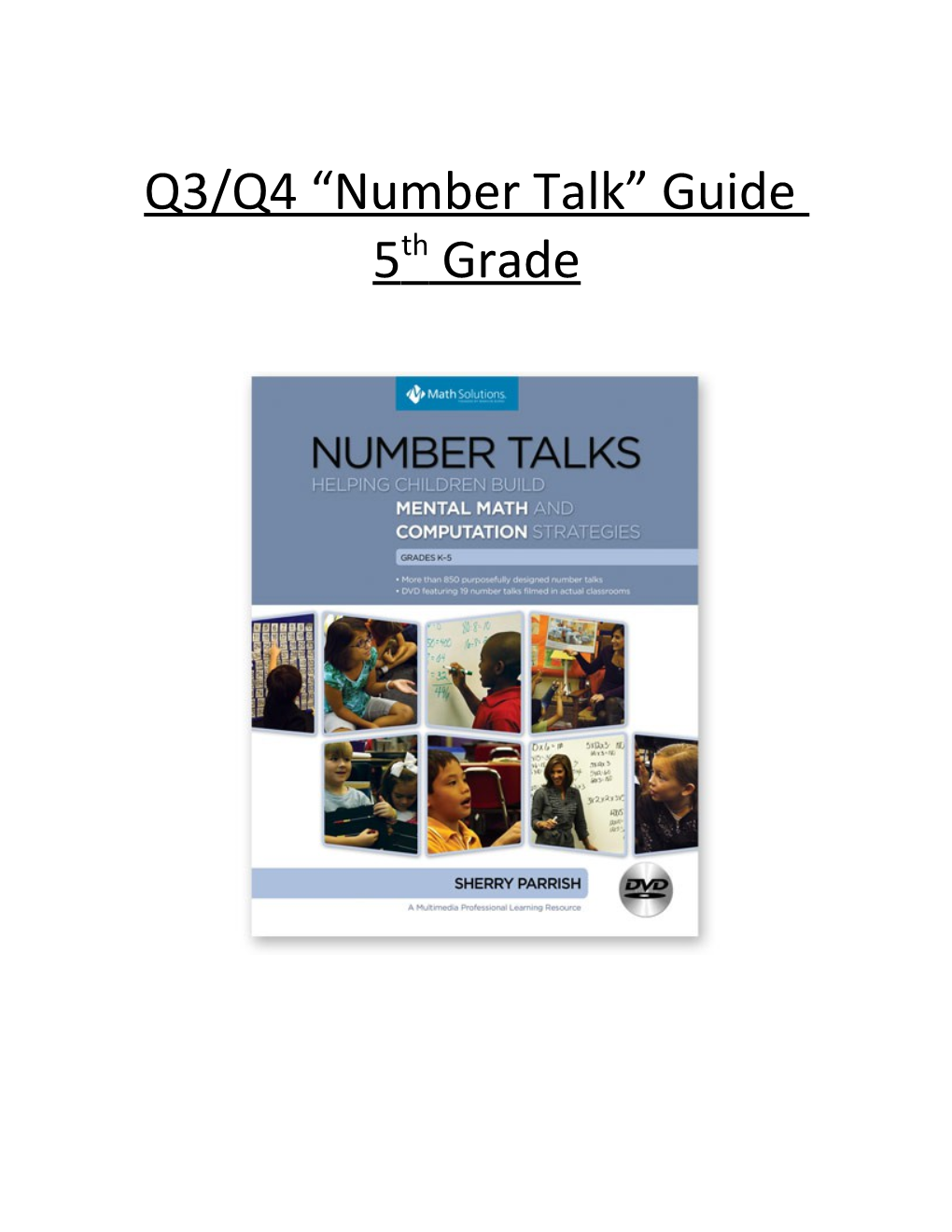 August Number Talk Guide
