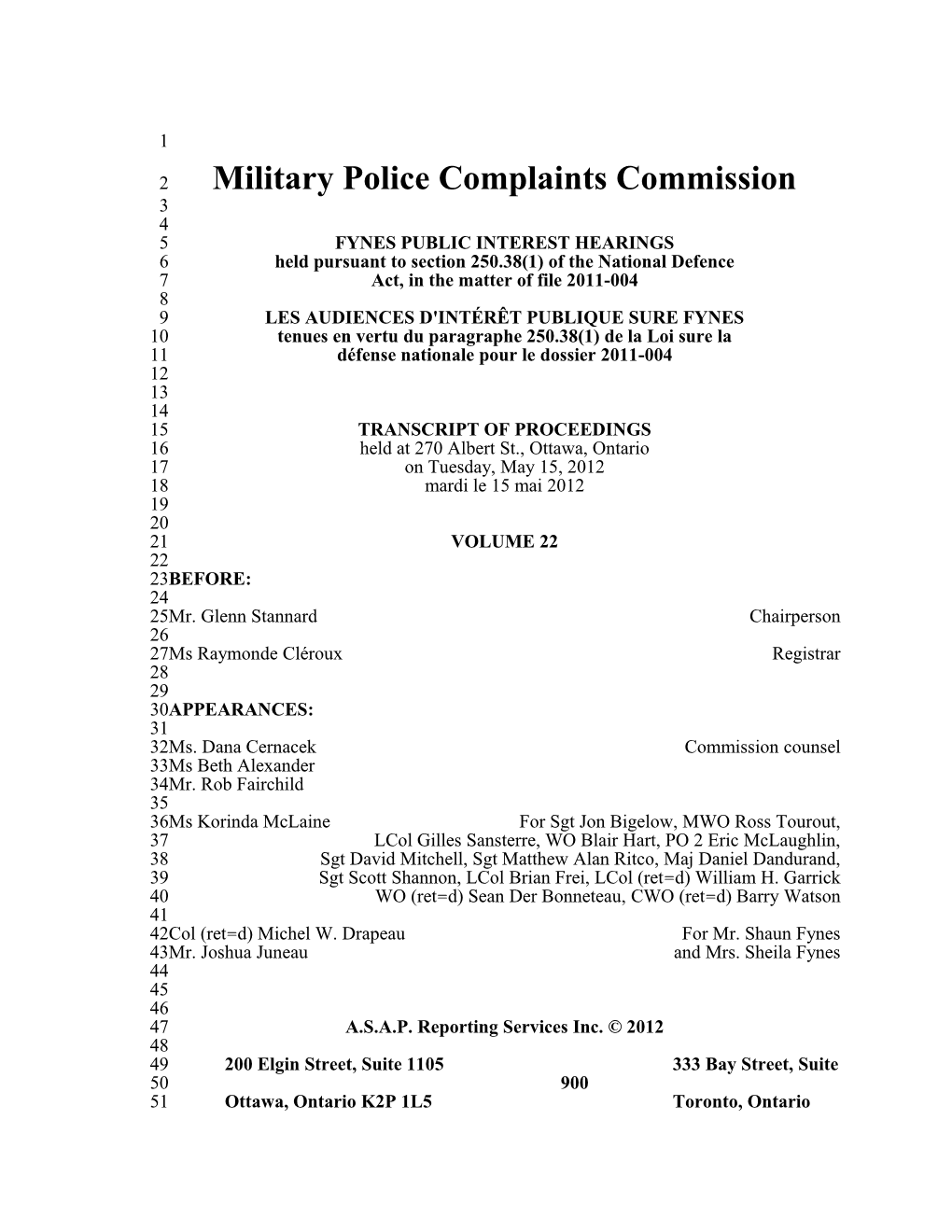 Military Police Complaints Commission s4