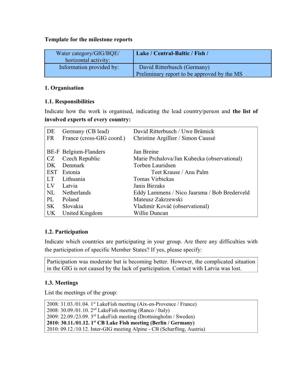 Template for the Milestone Reports s2