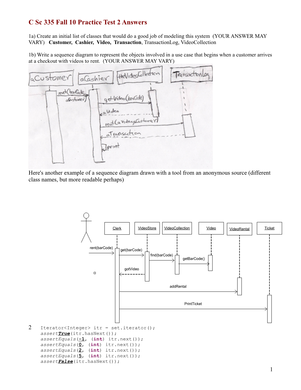 C Sc 335 Fall 10 Practice Test 2 Answers