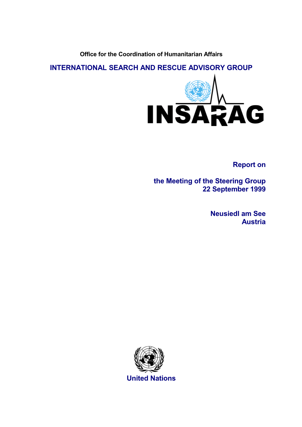 Meeting of the INSARAG Steering Committee