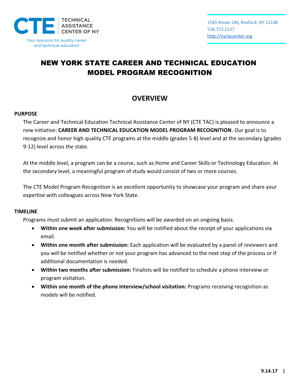 New York State Career and Technical Education