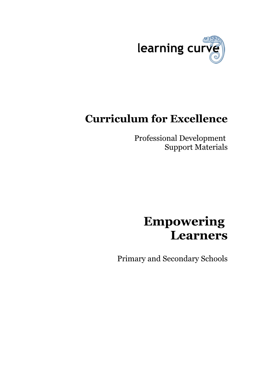 Curriculum for Excellence