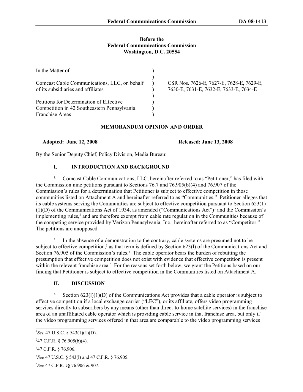 Memorandum Opinion and Order s40