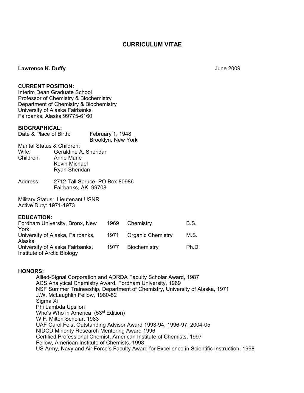 Curriculum Vitae s63