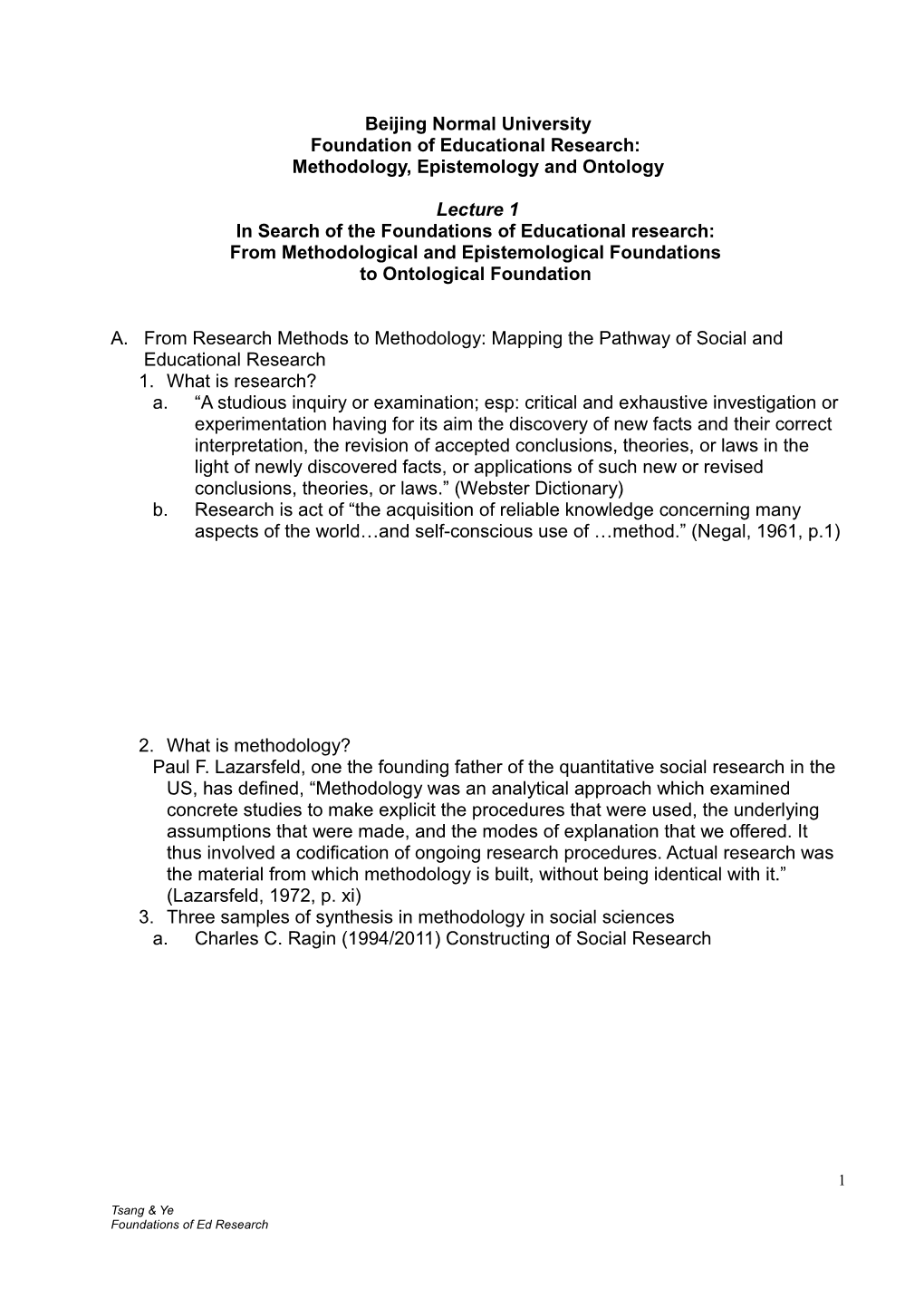 Theoretical Foundation of Educational Administration and Policy