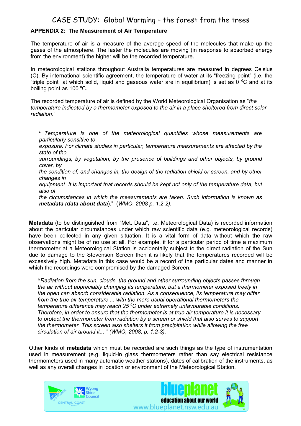 CASE STUDY: Global Warming the Forest from the Trees s1