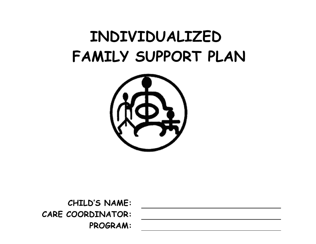 Individualized Family Support Plan