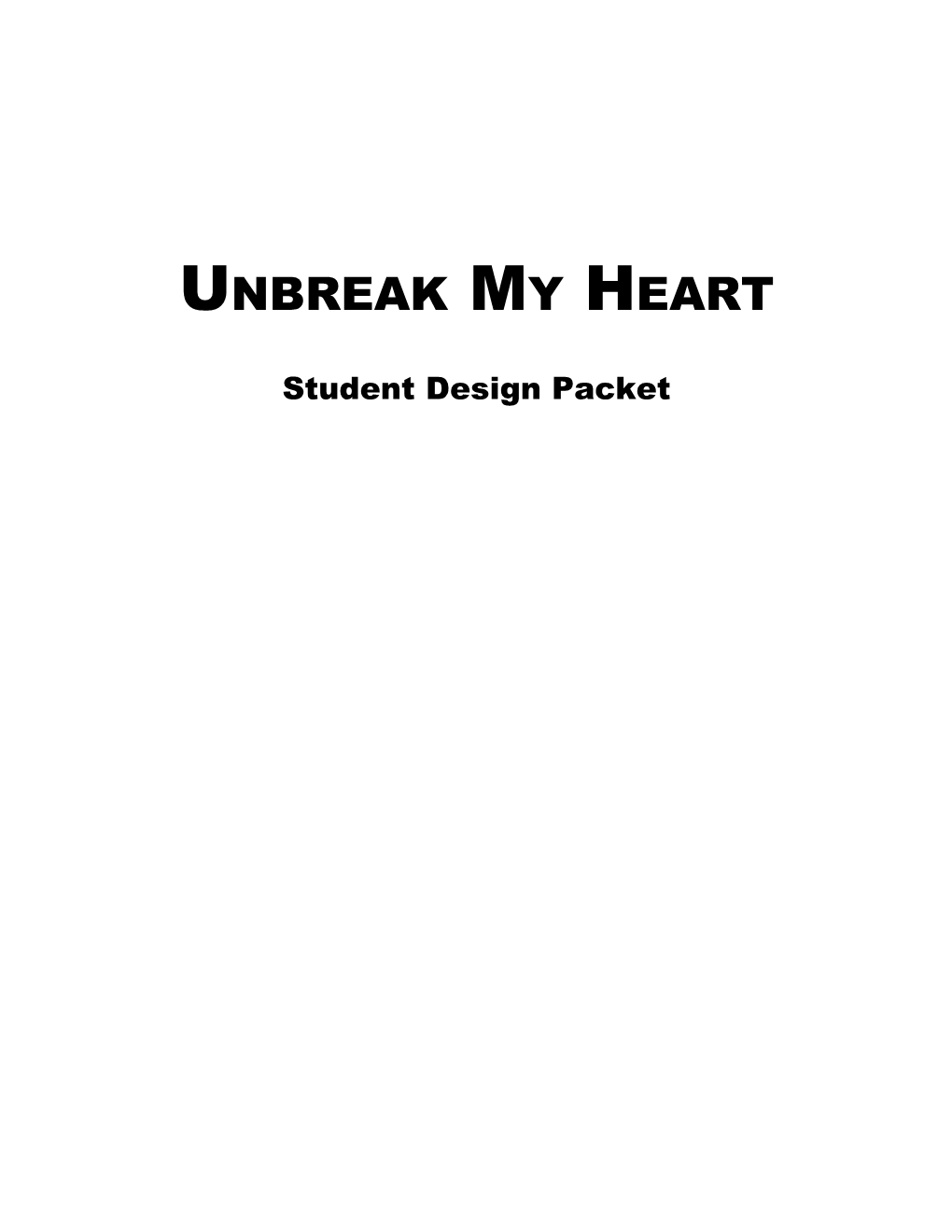 Unbreak My Heart