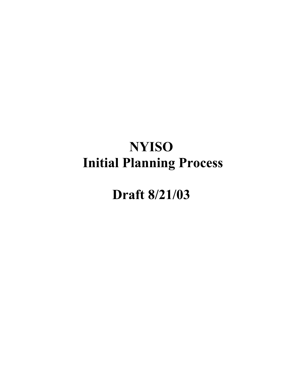 Con Edison Comments Initial Planning Draft