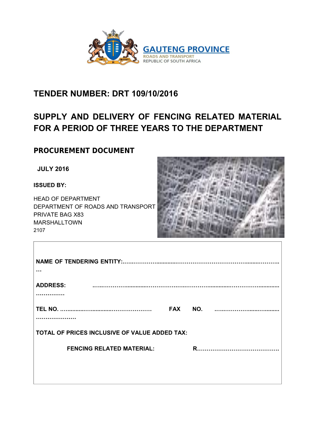 CIDB Procurement Document (08/2006)