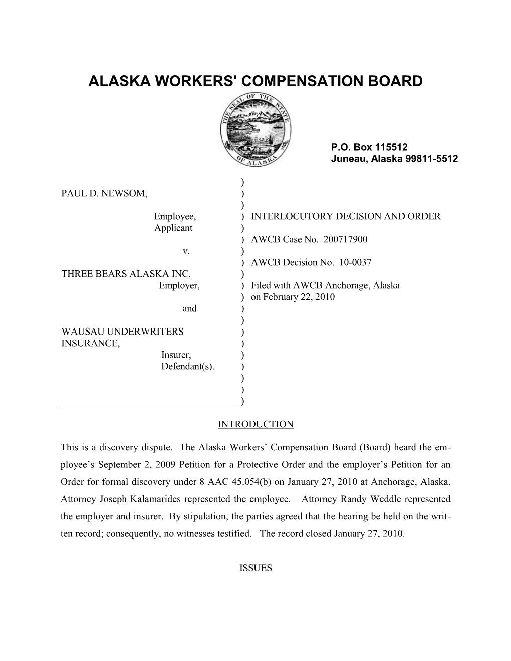 Alaska Workers' Compensation Board s55