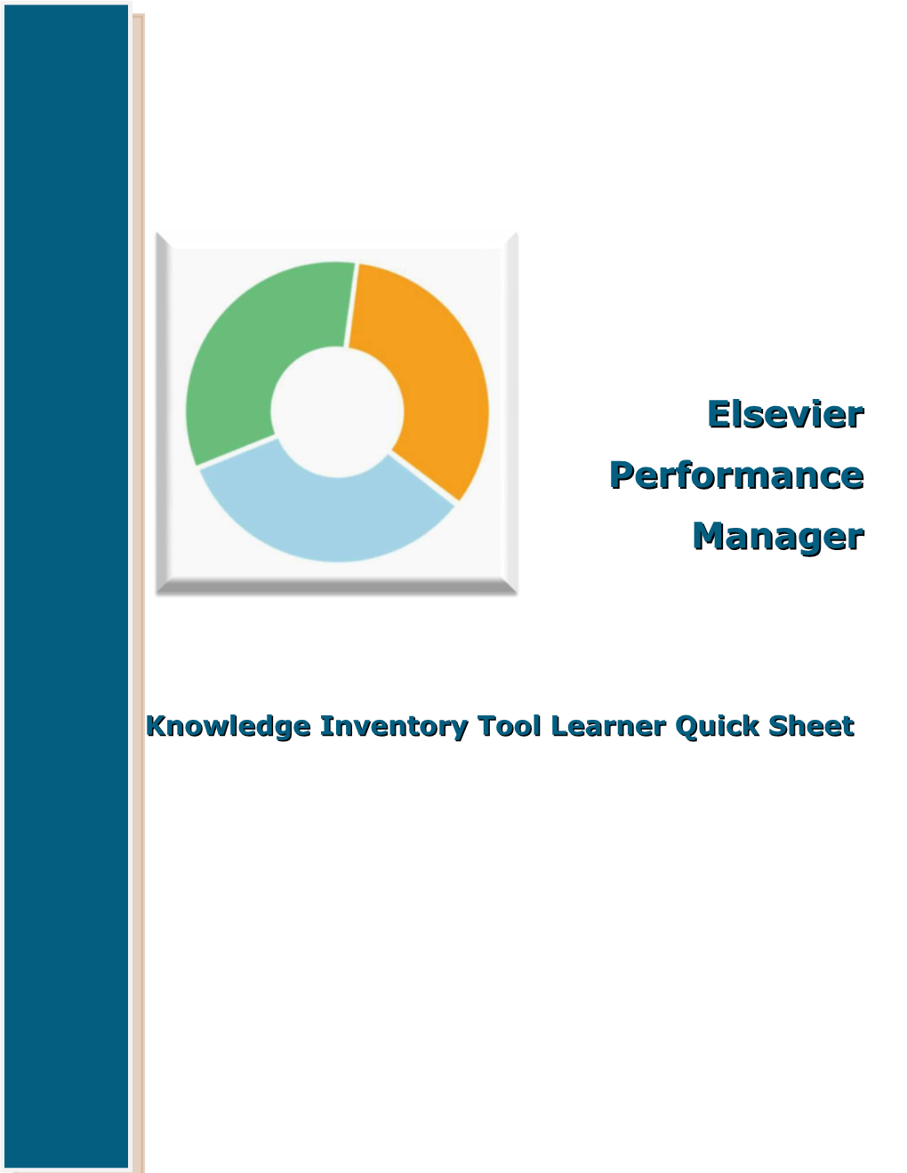 Knowledge Inventory Tool Learner Quick Sheet