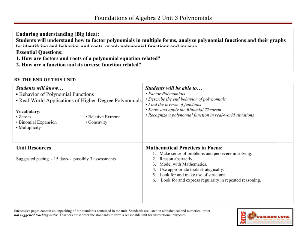 Algebra 1 Unit 3: Systems of Equations s4