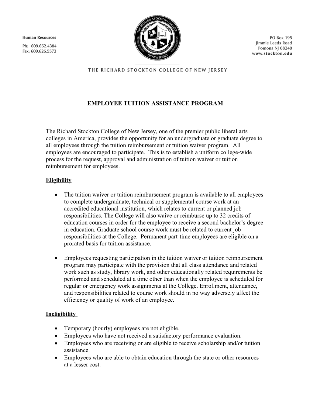 Administration and Finance Memo