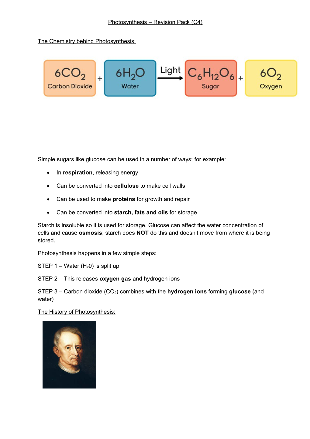 The Chemistry Behind Photosynthesis