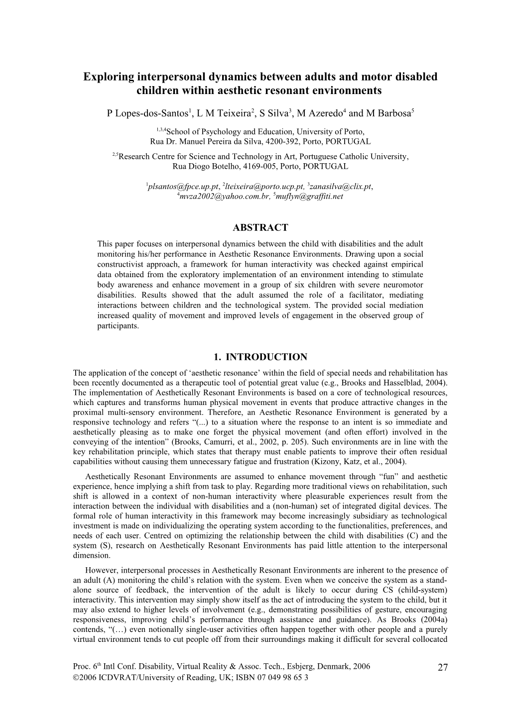 Preparation of Papers in Single Column Format