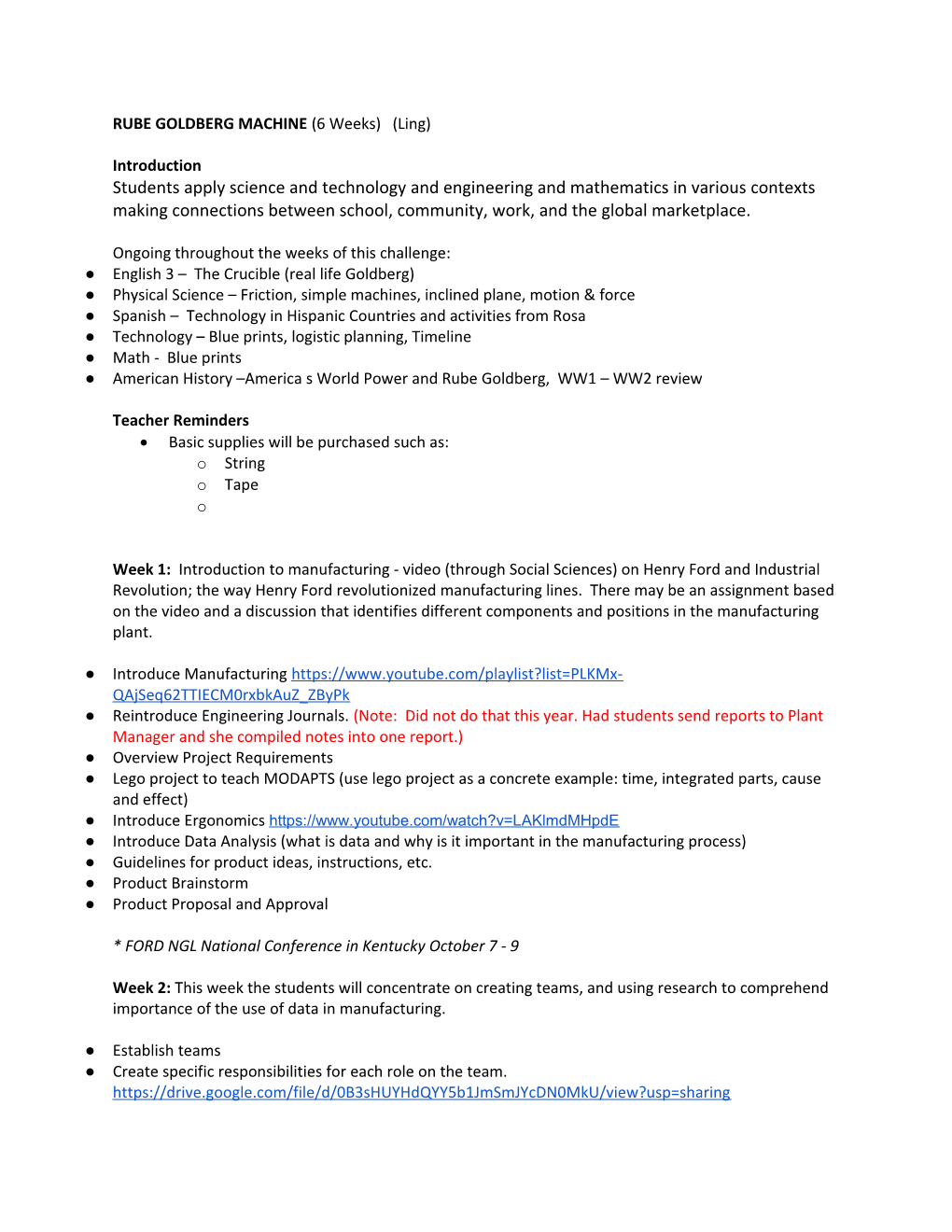 11Th Grade Hexmester 2 Challenge Overview