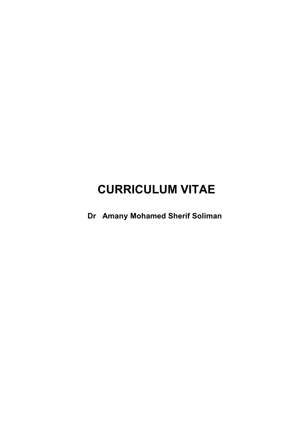 Curriculum Vitae s307