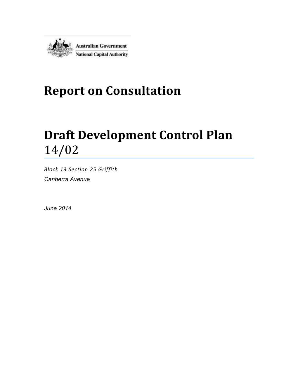 Draft Development Control Plan 14/02