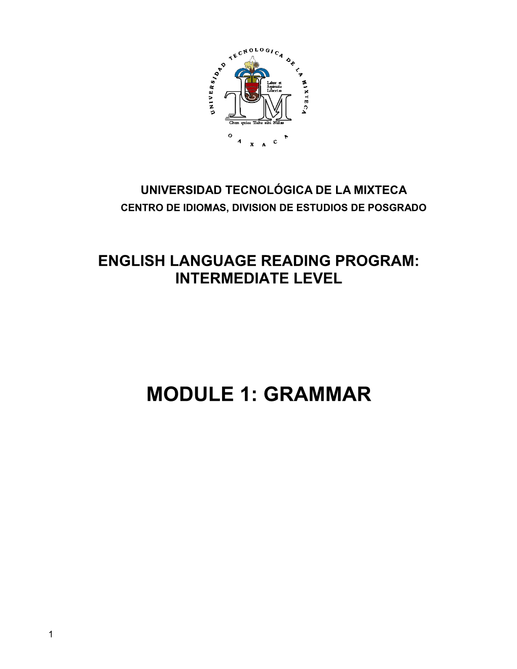 Centro De Idiomas, DIVISION DE ESTUDIOS DE POSGRADO