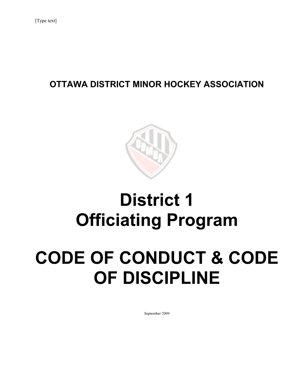 Ottawa District Minor Hockey Association