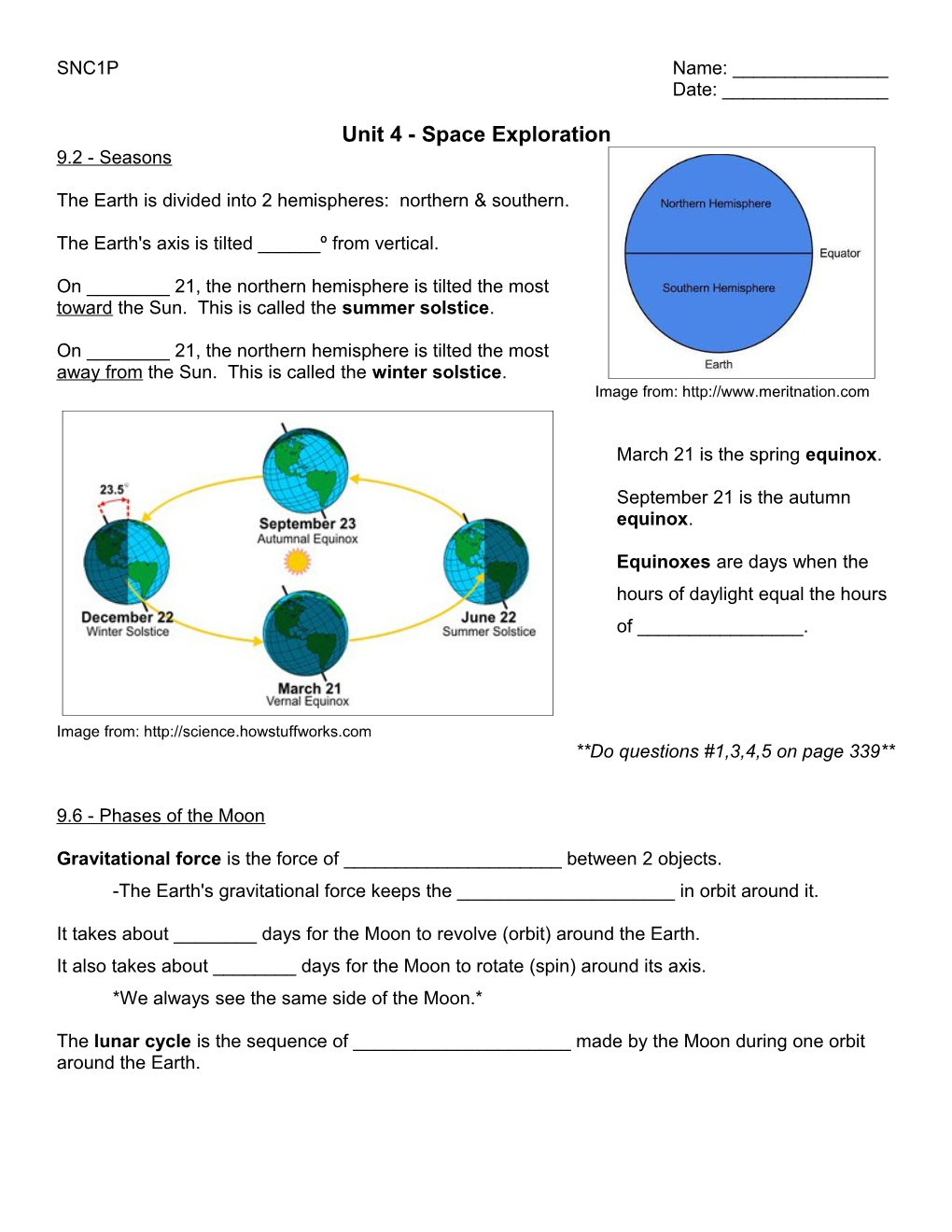 Unit 4 - Space Exploration