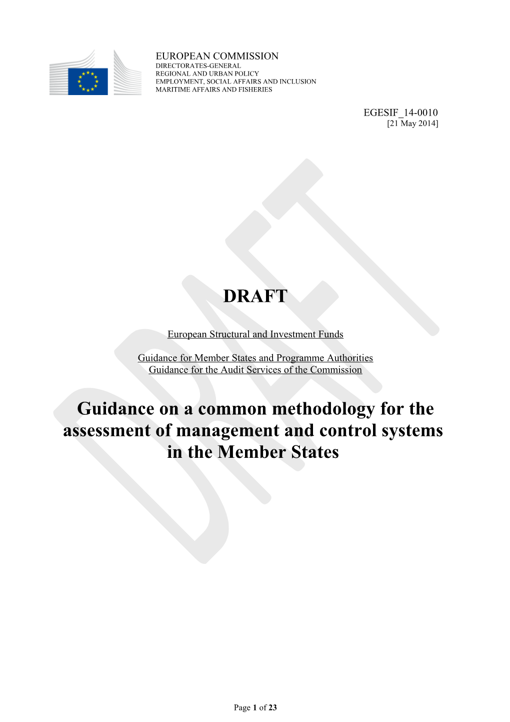 Guidance to Facilitate Assessment of Key Requirements at Systems Level