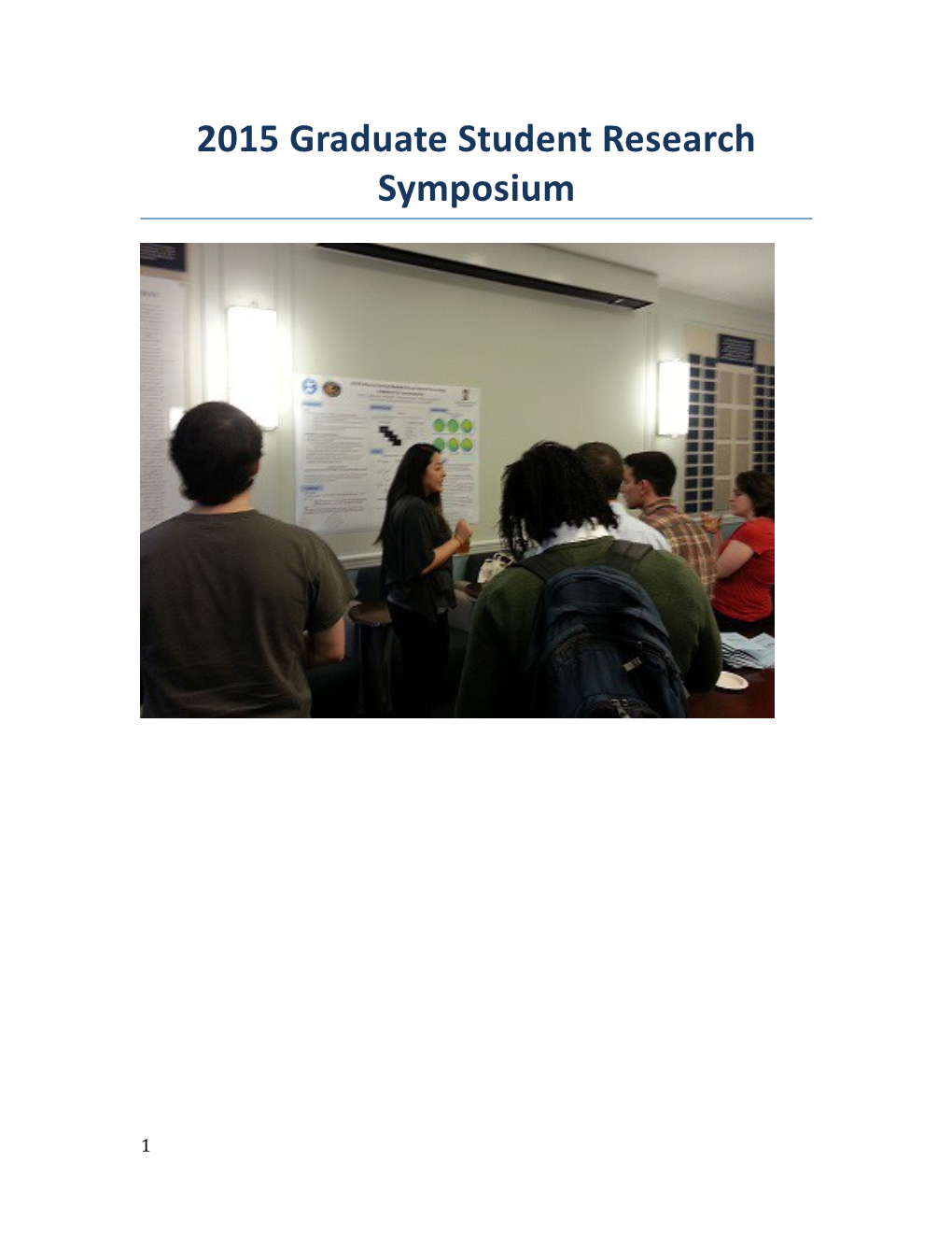 2015 Graduate Student Research Symposium