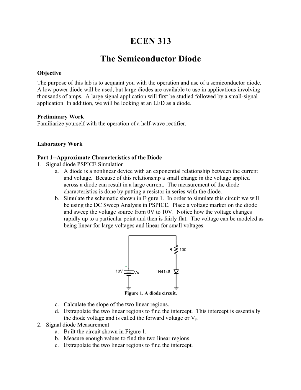 The Semiconductor Diode