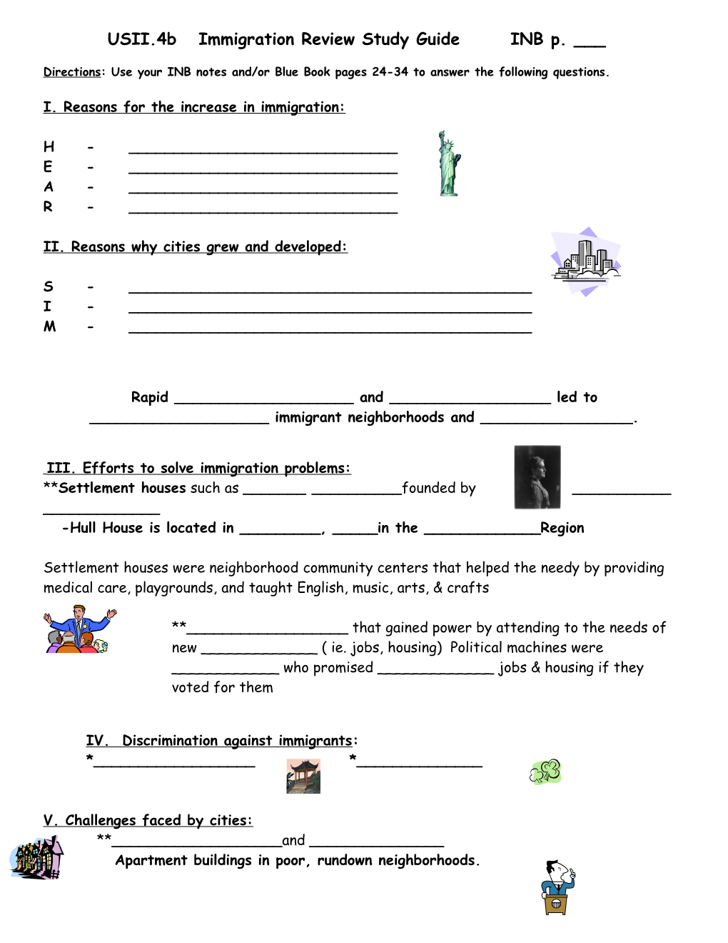 USII.4B Immigration Review Study Guide INB P. ___